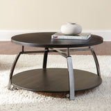 Steve Silver Furniture - COHAM COCKTAIL TABLE - Dark Brown Steel - Tables - Additional View 4