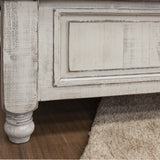 International Furniture Direct - Stone King Bed - Beige|Dark Gray Wood - Beds - Additional View 2