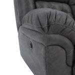 Haygen Power Loveseat With Console - Charcoal - Additional View 7