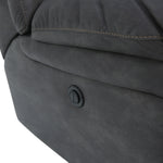 Haygen Power Loveseat With Console - Charcoal - Additional View 8