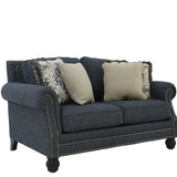 HIGHLINE NAVY LOVESEAT - Additional View 1