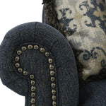 HIGHLINE NAVY LOVESEAT - Additional View 3