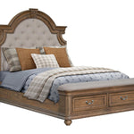 Mallory Light Queen Bed - Oak - Additional View 1