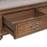 Mallory Light Queen Bed - Oak - Additional View 3