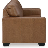 Ashley Furniture - Bolsena Queen Sofa Sleeper - Caramel - Light Brown Leather Match - Sofas - Additional View 3