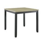 Elements International - Martin 5 Piece Counter Dining Set - Dark Gray Wood|Fabric - Dining Room Sets - Additional View 1