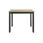 Elements International - Martin 5 Piece Counter Dining Set - Dark Gray Wood|Fabric - Dining Room Sets - Additional View 2