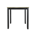Elements International - Martin 5 Piece Counter Dining Set - Dark Gray Wood|Fabric - Dining Room Sets - Additional View 3