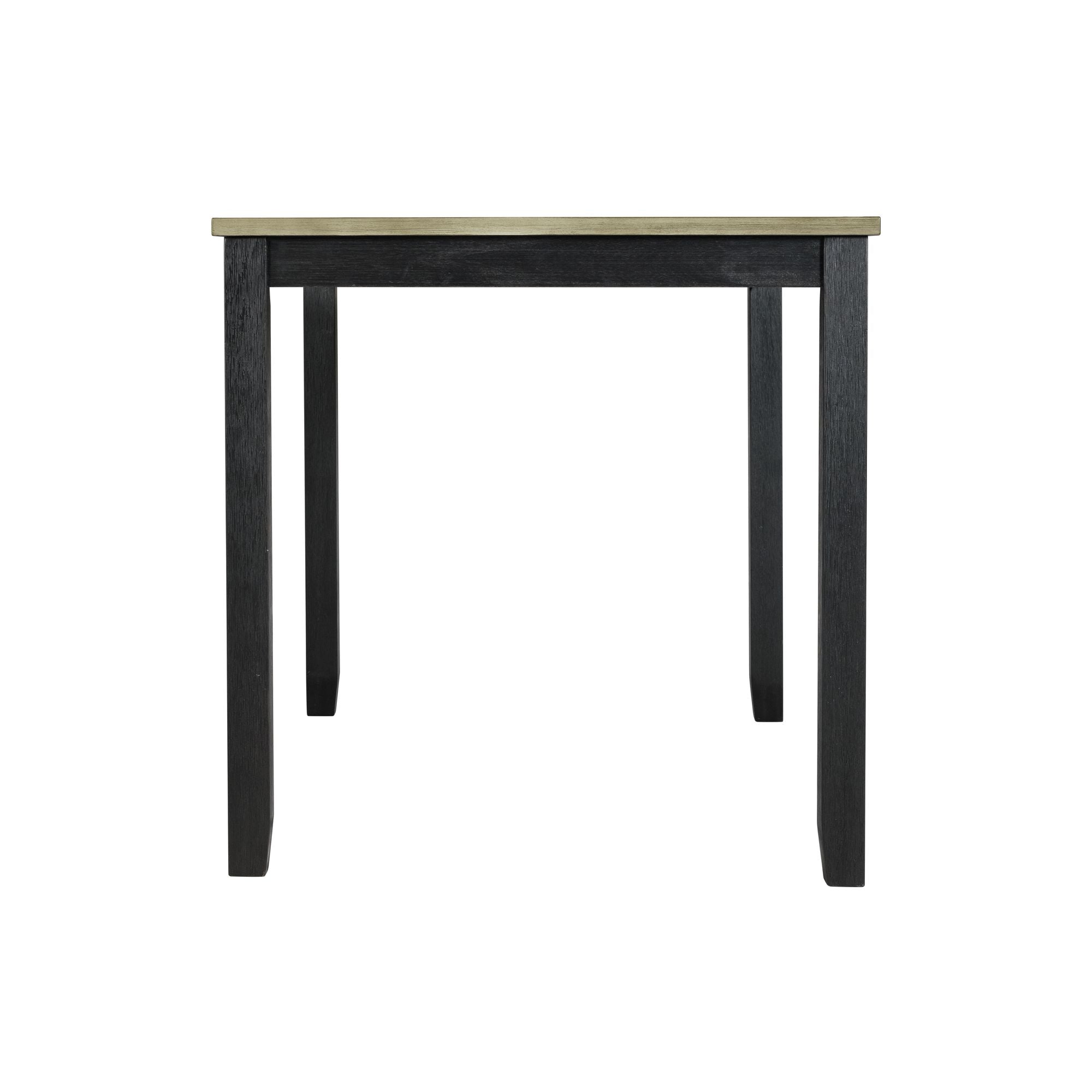 Elements International - Martin 5 Piece Counter Dining Set - Dark Gray Wood|Fabric - Dining Room Sets - Additional View 3
