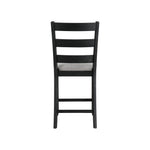 Elements International - Martin 5 Piece Counter Dining Set - Dark Gray Wood|Fabric - Dining Room Sets - Additional View 7