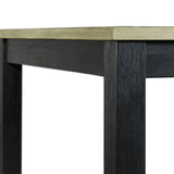 Elements International - Martin 5 Piece Counter Dining Set - Dark Gray Wood|Fabric - Dining Room Sets - Additional View 9