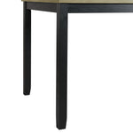 Elements International - Martin 5 Piece Counter Dining Set - Dark Gray Wood|Fabric - Dining Room Sets - Additional View 10