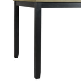 Elements International - Martin 5 Piece Counter Dining Set - Dark Gray Wood|Fabric - Dining Room Sets - Additional View 10