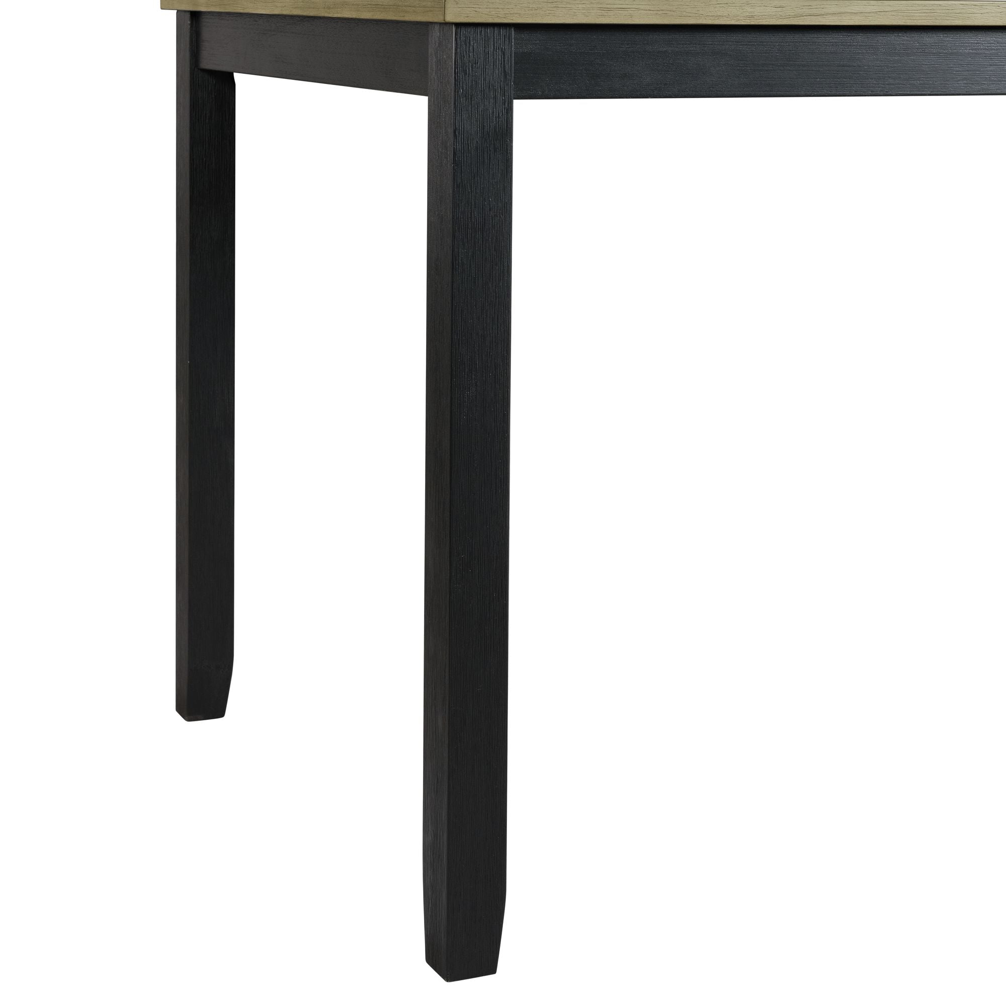 Elements International - Martin 5 Piece Counter Dining Set - Dark Gray Wood|Fabric - Dining Room Sets - Additional View 10