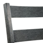 Elements International - Martin 5 Piece Counter Dining Set - Dark Gray Wood|Fabric - Dining Room Sets - Additional View 11