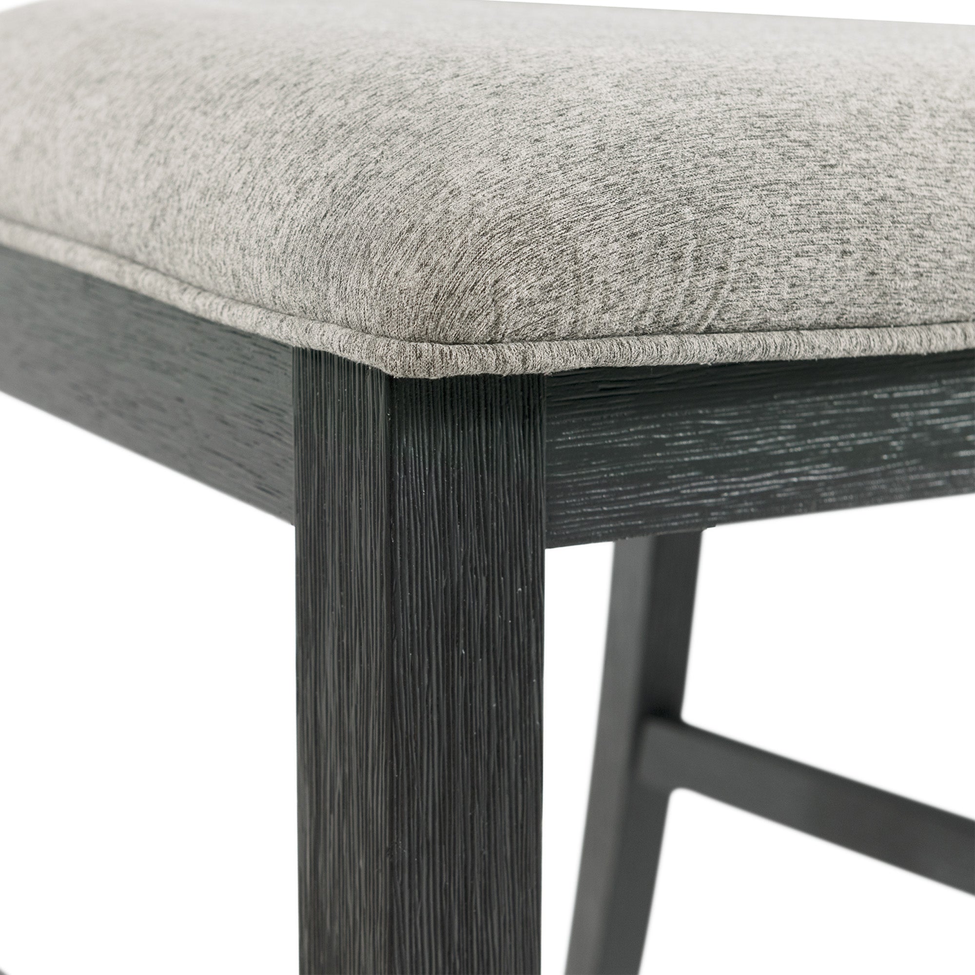 Elements International - Martin 5 Piece Counter Dining Set - Dark Gray Wood|Fabric - Dining Room Sets - Additional View 12