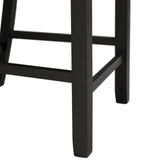 Elements International - Martin 5 Piece Counter Dining Set - Dark Gray Wood|Fabric - Dining Room Sets - Additional View 13