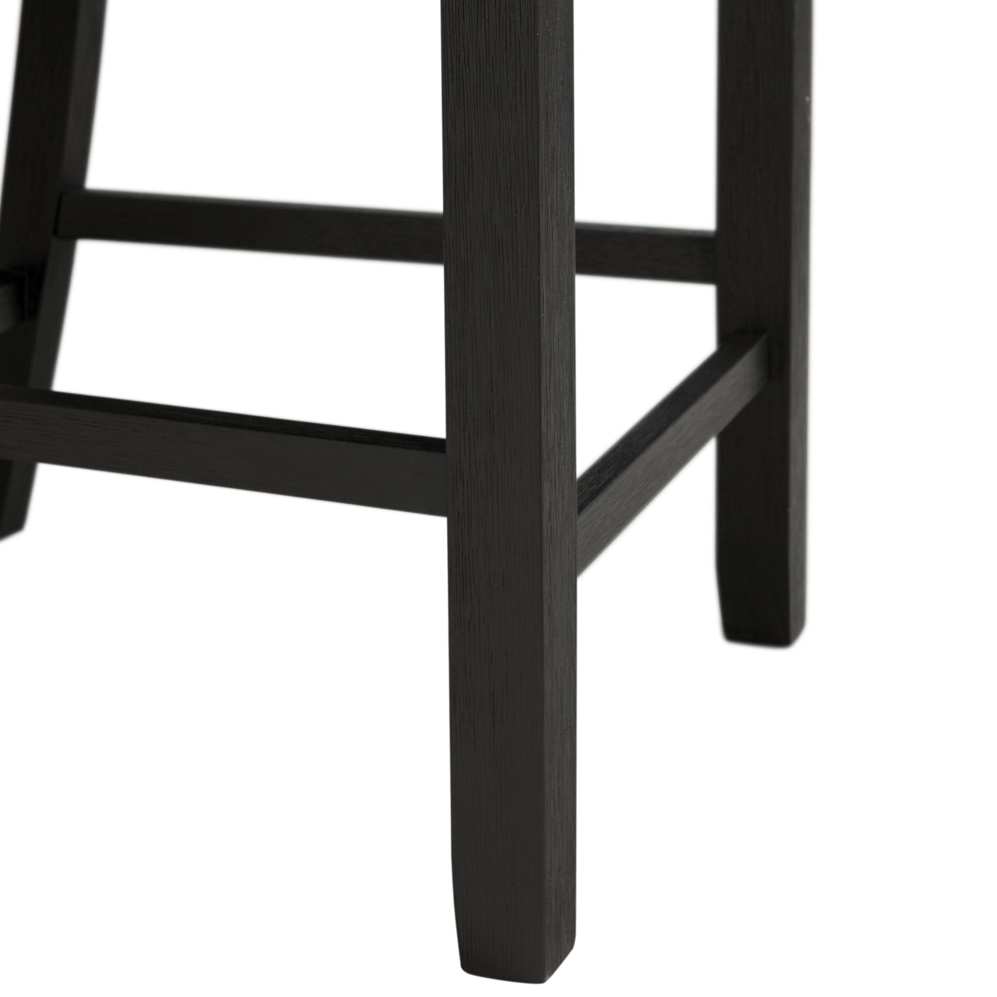 Elements International - Martin 5 Piece Counter Dining Set - Dark Gray Wood|Fabric - Dining Room Sets - Additional View 13