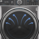 GE WHITE 4.8CU FRONT LOAD WASHER - Washers - Additional View 10