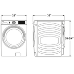 GE WHITE 4.8CU FRONT LOAD WASHER - Washers - Additional View 21