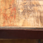 International Furniture Direct - Antique - Table With Iron Base - Multicolor - Dark Brown Wood|Iron - Tables - Additional View 2
