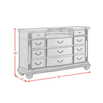 Elements International - CADENZA BROWN DRESSER - Dark Brown Wood - Dresser & Mirror - Additional View 11