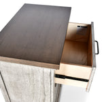 Steve Silver Furniture - BEAR CREEK NIGHTSTAND - White Wood - Nightstands - Additional View 3