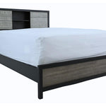 Daughtrey Black Queen Bookcase Bed
