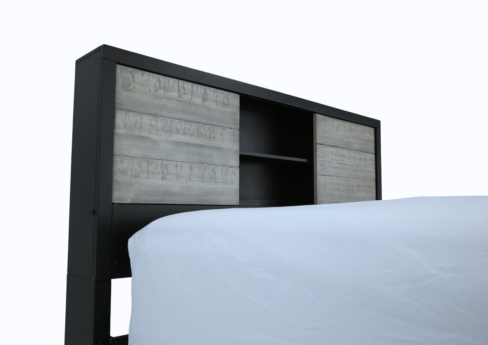 Daughtrey Black Queen Bookcase Bed - Additional View 1