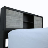Daughtrey Black Queen Bookcase Bed - Additional View 1