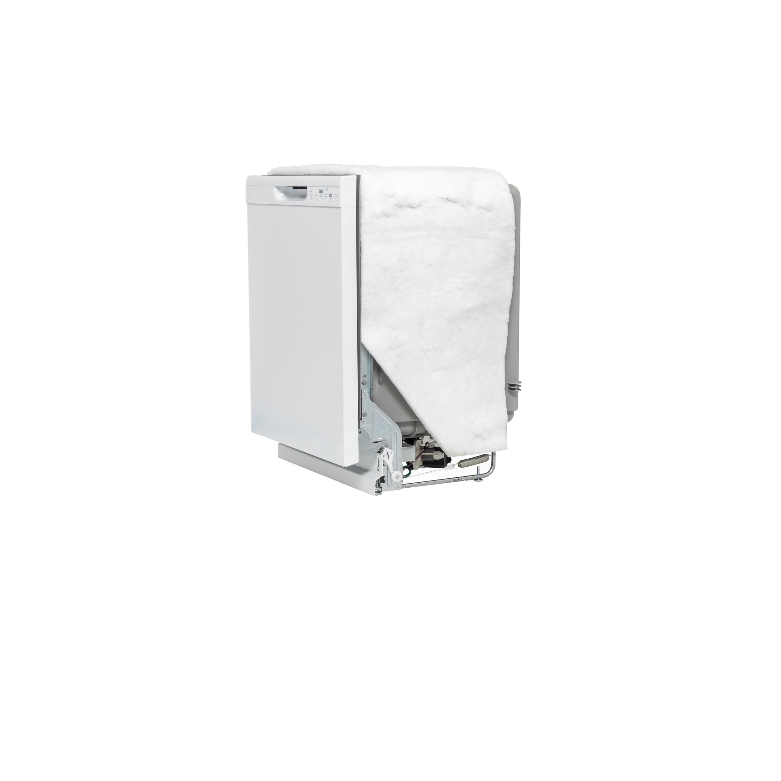 GE WHITE DISHWASHER FRONT CONTROL WITH STEAM - Dishwashers - Additional View 27