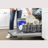 GE WHITE DISHWASHER FRONT CONTROL WITH STEAM - Dishwashers - Additional View 5