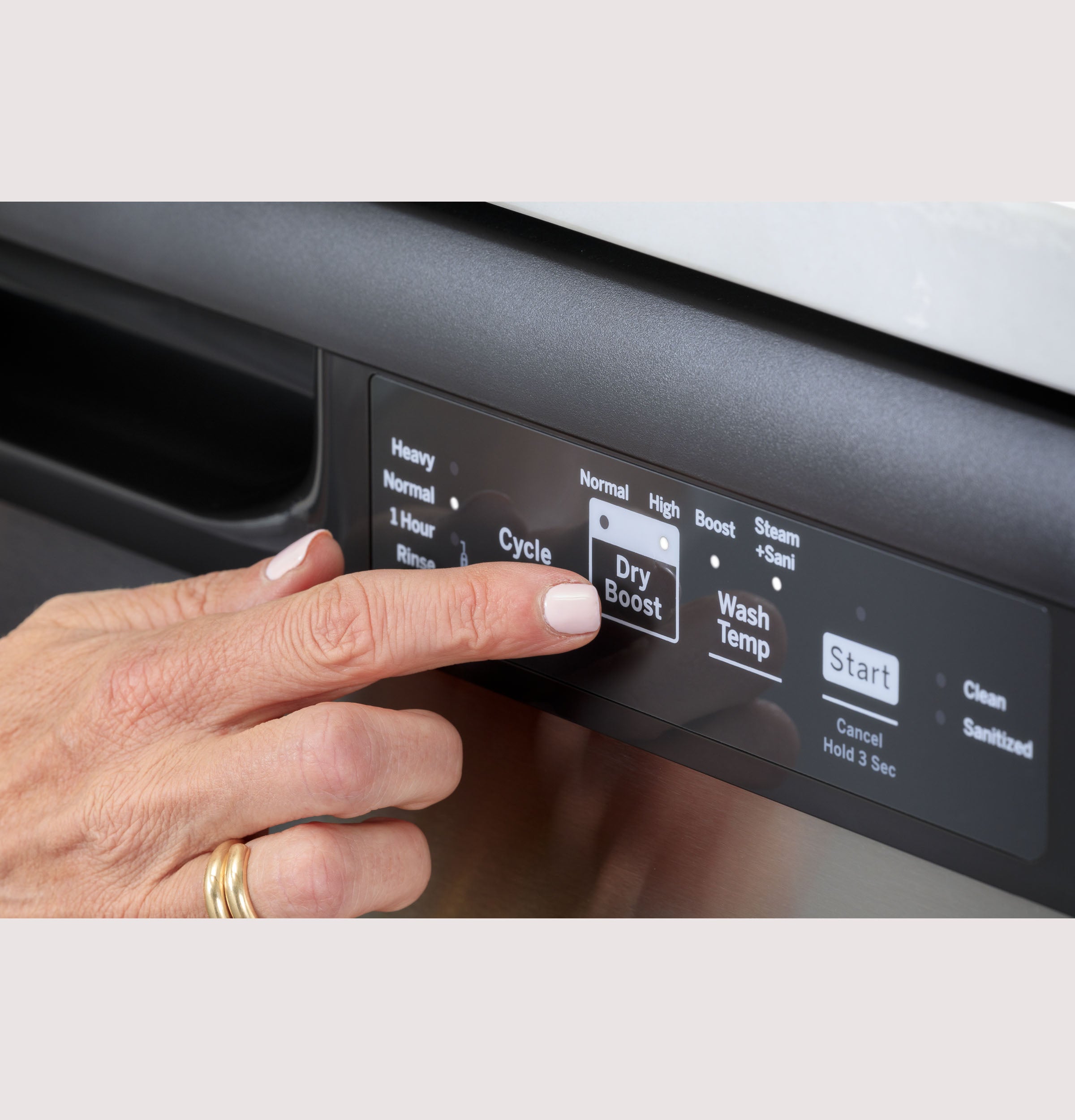 GE WHITE DISHWASHER FRONT CONTROL WITH STEAM - Dishwashers - Additional View 11