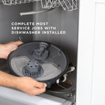 GE WHITE DISHWASHER FRONT CONTROL WITH STEAM - Dishwashers - Additional View 18