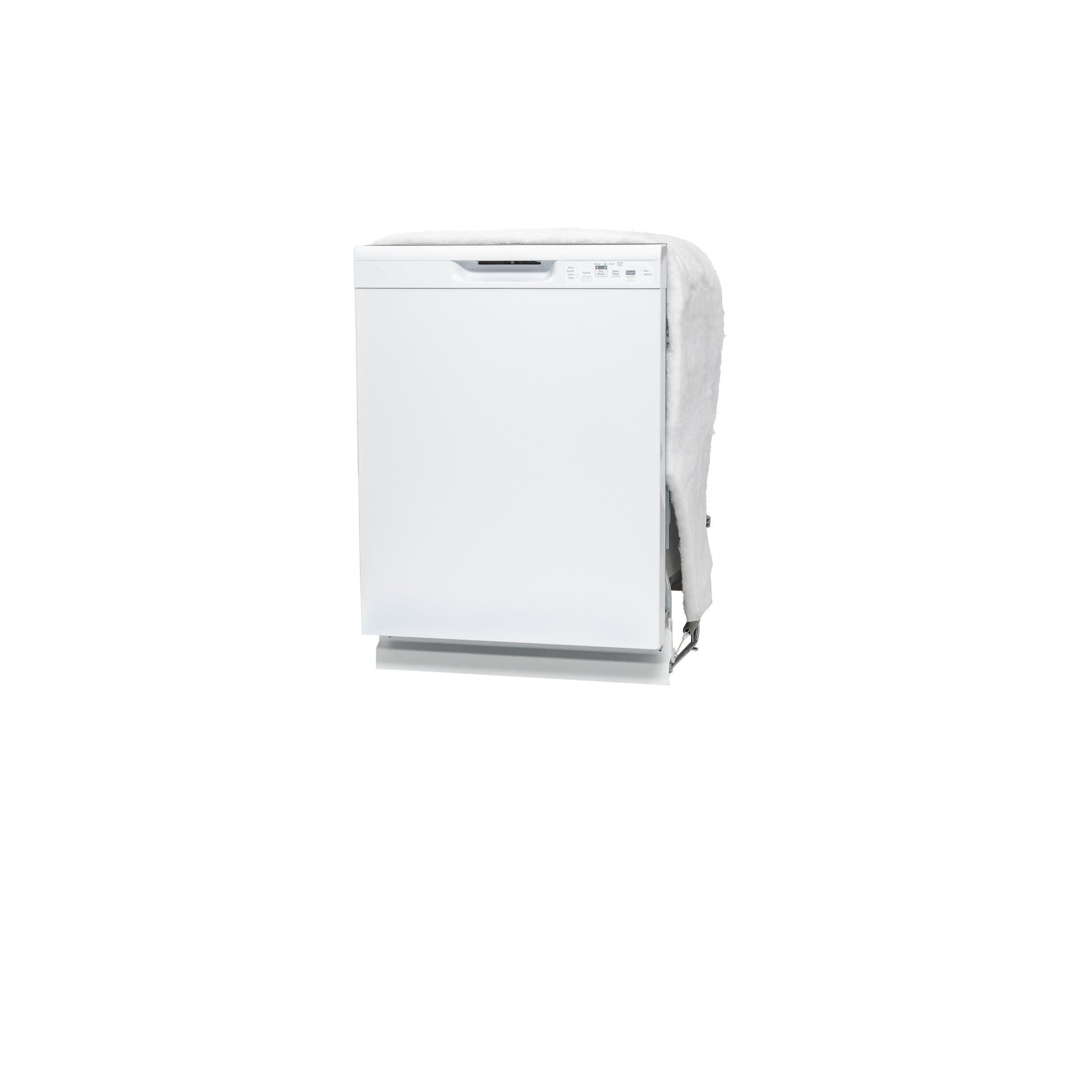 GE WHITE DISHWASHER FRONT CONTROL WITH STEAM - Dishwashers - Additional View 24