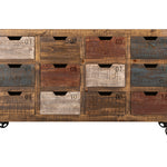International Furniture Direct - ANTOINETTE ANTIQUE CONSOLE - Dark Brown Wood - Tables
