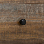 International Furniture Direct - PRAGA NIGHTSTAND - Light Brown Wood - Nightstands - Additional View 5