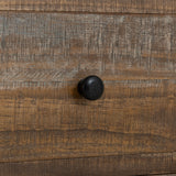 International Furniture Direct - PRAGA NIGHTSTAND - Light Brown Wood - Nightstands - Additional View 5