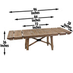 Steve Silver Furniture - RIVERDALE 7 PIECE COUNTER HEIGHT DINING SET - Light Brown Wood - Dining Room Sets - Additional View 1