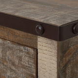 International Furniture Direct - Praga Dresser - Light Brown Wood - Dresser & Mirror - Additional View 6