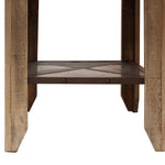 International Furniture Direct - JEFFERSON COUNTER HEIGHT TABLE - Light Brown Wood - Tables - Additional View 2