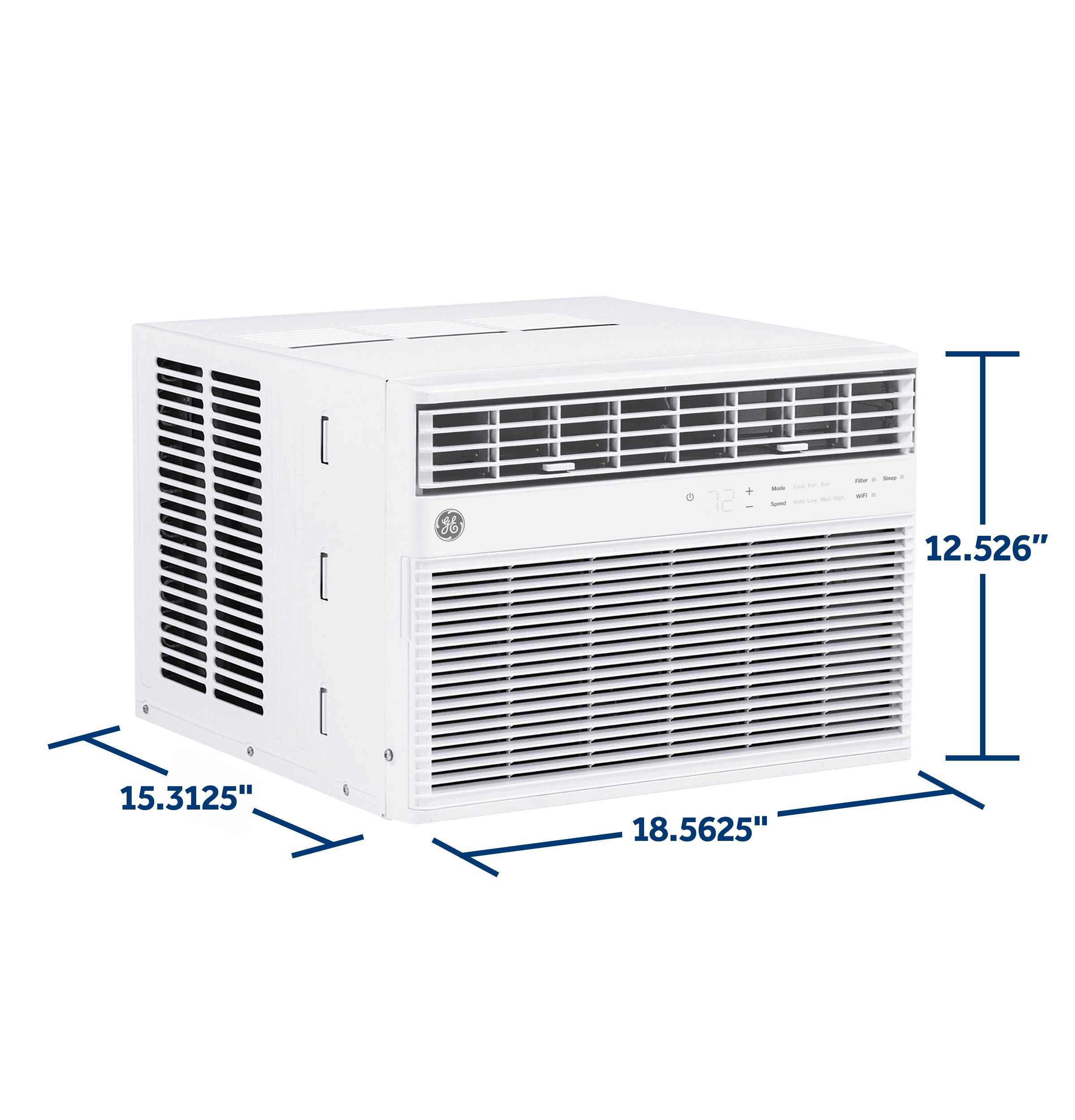 GE - CLSU AIR CONDITIONER 8K BTU - White - Air Conditioners - Additional View 3