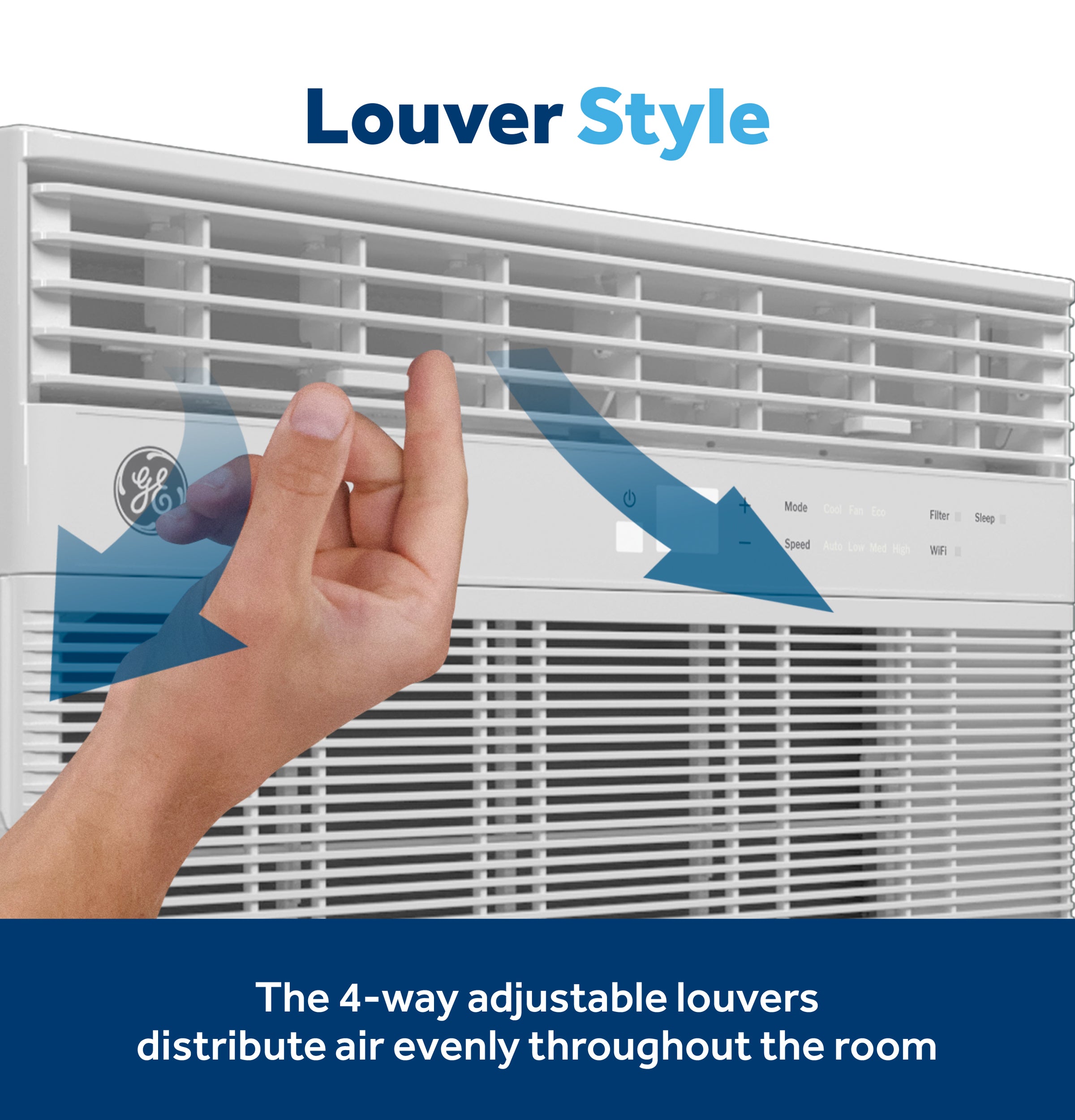 GE - CLSU AIR CONDITIONER 8K BTU - White - Air Conditioners - Additional View 14