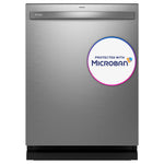 GE STAINLESS PROFILE TOP CONTROL DISHWASHER - Pearl Silver - Dishwashers - Additional View 1