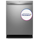 GE STAINLESS PROFILE TOP CONTROL DISHWASHER - Pearl Silver - Dishwashers - Additional View 1