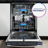 GE STAINLESS PROFILE TOP CONTROL DISHWASHER - Pearl Silver - Dishwashers - Additional View 8