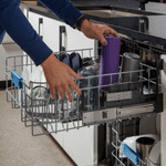 GE STAINLESS PROFILE TOP CONTROL DISHWASHER - Pearl Silver - Dishwashers - Additional View 19
