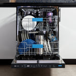 GE STAINLESS PROFILE TOP CONTROL DISHWASHER - Pearl Silver - Dishwashers - Additional View 23