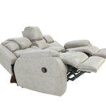 Cason Reclining Loveseat With Console - Mushroom - Additional View 3