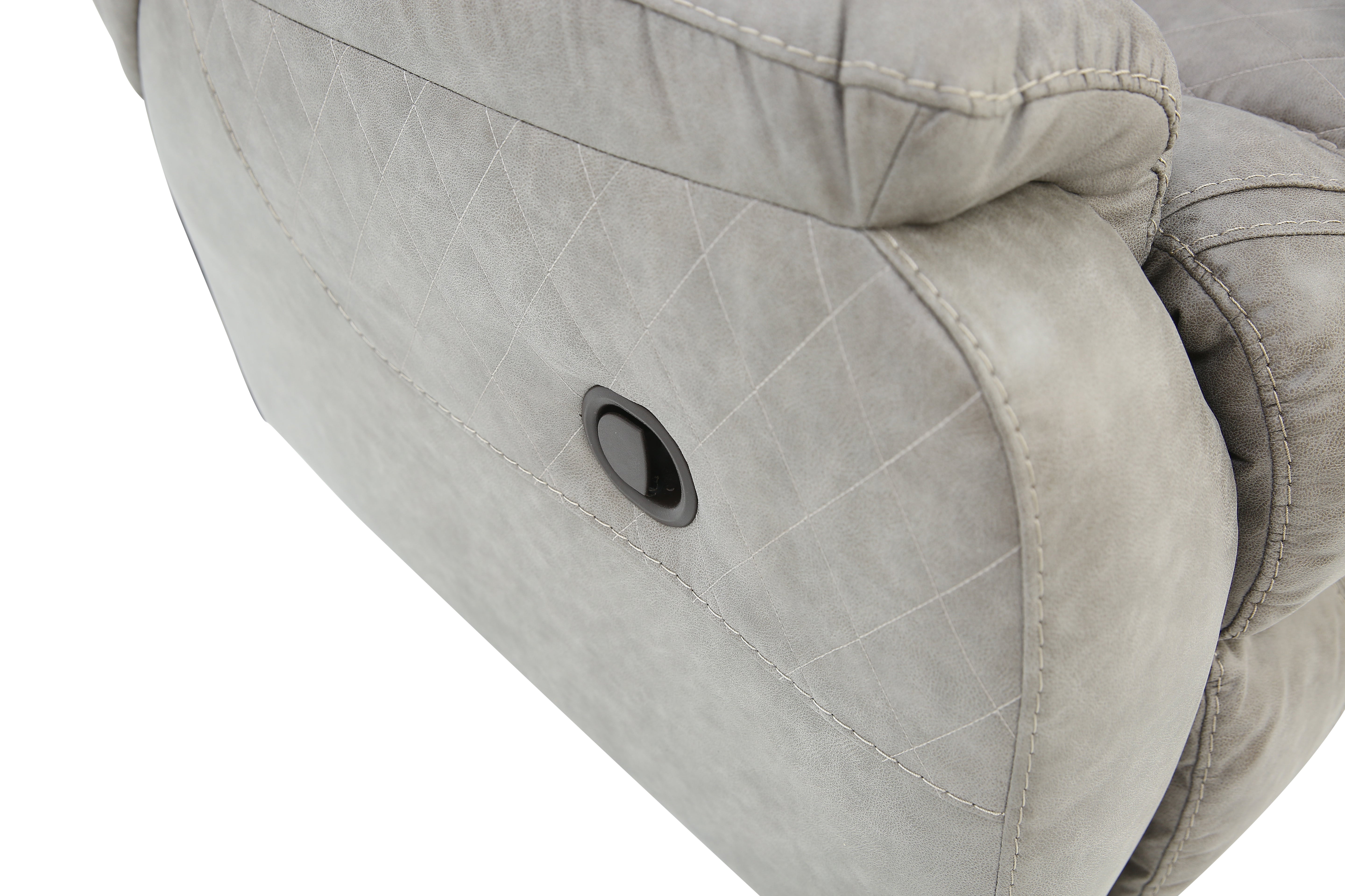 Cason Reclining Loveseat With Console - Mushroom - Additional View 6